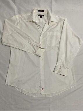 Nordstrom Men’s White Long-Sleeve Dress Shirt